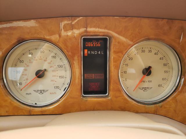 Photo 9 from auction – 1999 BENTLEY ARNAGE with VIN SCBLB51E1XCX01950