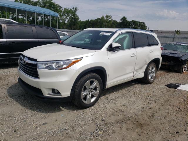 TOYOTA HIGHLANDER 2016 with VIN 5TDYKRFH9GS145043 - Photo from auction