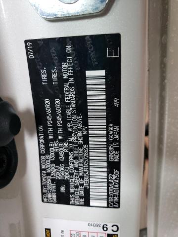 Photo 14 from auction – 2019 TOYOTA 4RUNNER SR with VIN JTEBU5JR1K5728628
