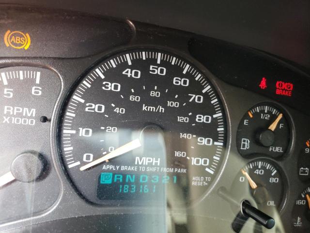 Photo 9 from auction – 2002 CHEVROLET AVALANCHE with VIN 3GNEK13T02G361004