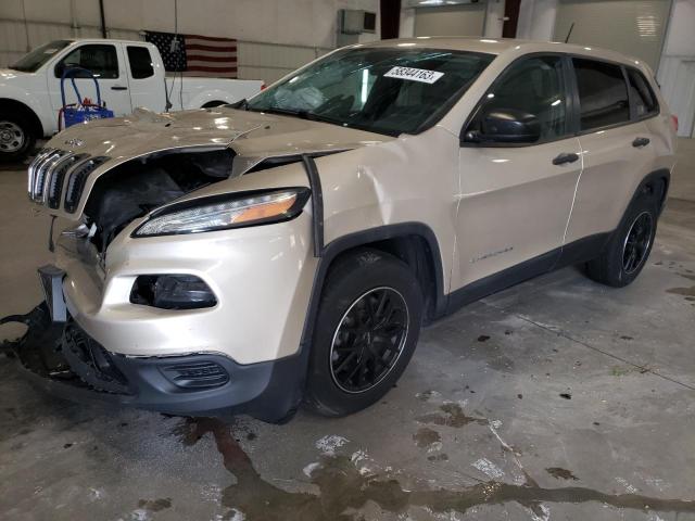 JEEP CHEROKEE S 2014 with VIN 1C4PJMAB3EW253045 - Photo from auction
