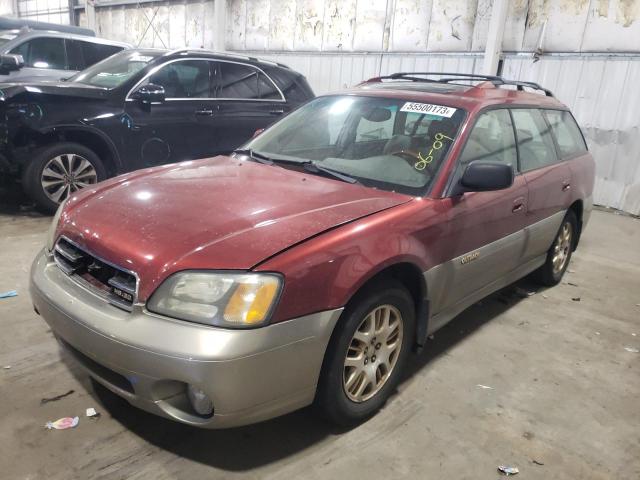 SUBARU LEGACY OUT 2002 with VIN 4S3BH806627622987 - Photo from auction