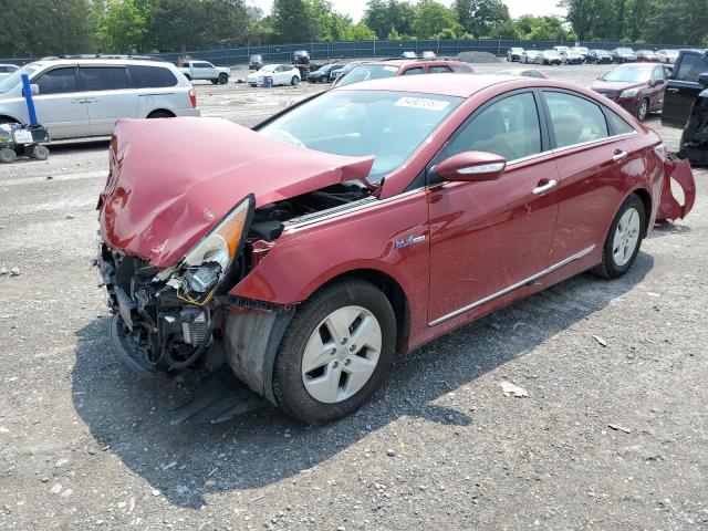 HYUNDAI SONATA HYB 2012 with VIN KMHEC4A42CA043495 - Photo from auction