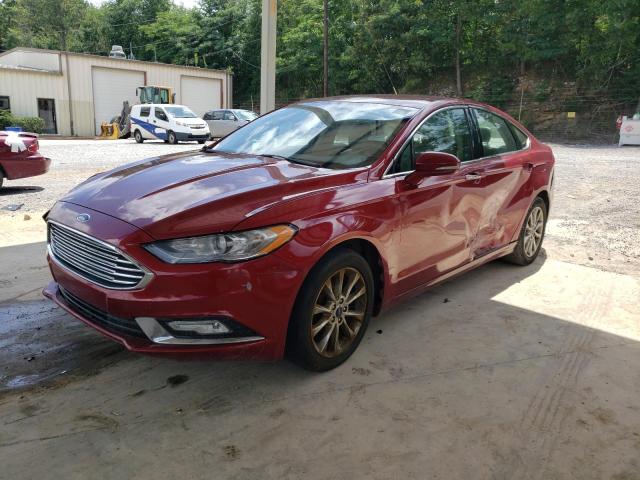 FORD FUSION SE 2017 with VIN 3FA6P0HD9HR250268 - Photo from auction
