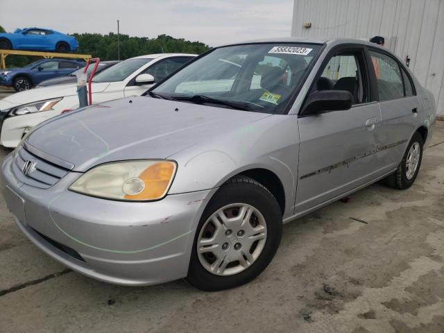 HONDA CIVIC LX 2002 with VIN 2HGES16542H509114 - Photo from auction