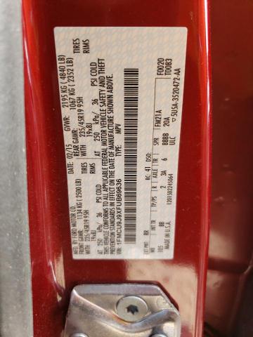 Photo 10 from auction – 2015 FORD ESCAPE TIT with VIN 1FMCU9J9XFUB69636