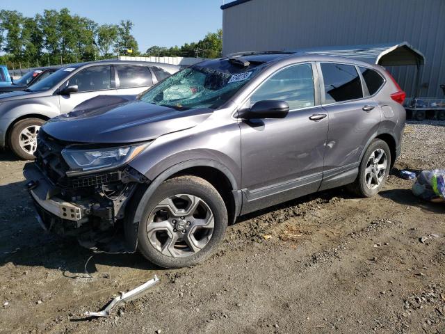 HONDA CR-V EX 2018 with VIN 7FARW2H54JE022348 - Photo from auction