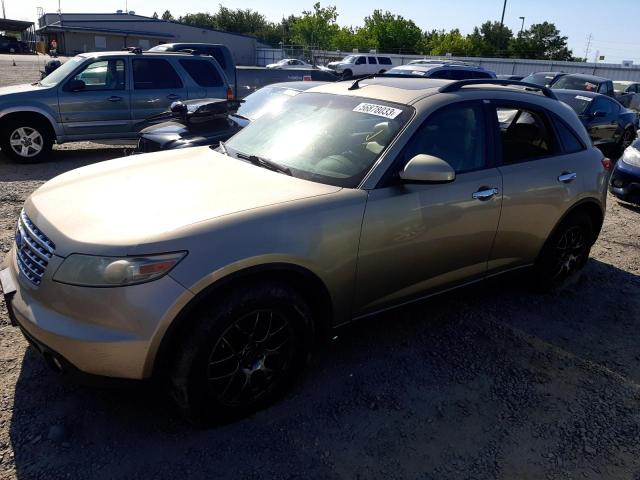 INFINITI FX35 2005 with VIN JNRAS08W85X207984 - Photo from auction