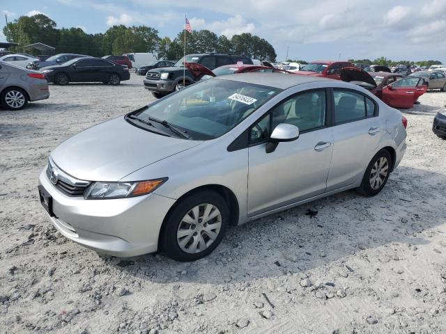 HONDA CIVIC LX 2012 with VIN 2HGFB2F55CH301688 - Photo from auction