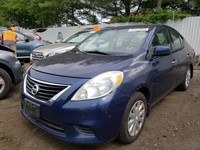 NISSAN VERSA S 2014 with VIN 3N1CN7AP4EK449106 - Photo from auction