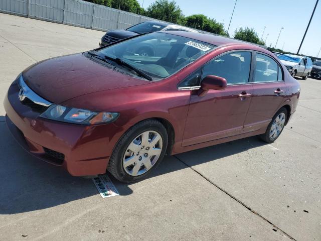 HONDA CIVIC LX 2010 with VIN 19XFA1F55AE062714 - Photo from auction