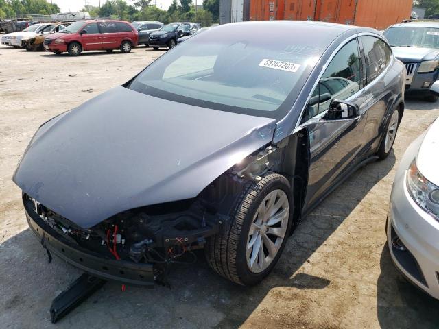 TESLA MODEL X 2020 with VIN 5YJXCDE2XLF232537 - Photo from auction