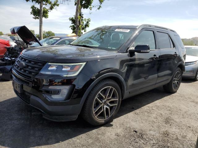 FORD EXPLORER S 2017 with VIN 1FM5K8GT1HGC09938 - Photo from auction
