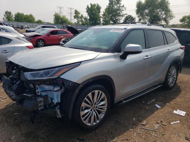 TOYOTA HIGHLANDER 2022 with VIN 5TDEBRCH4NS097231 - Photo from auction