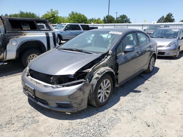 HONDA CIVIC EX 2012 with VIN 2HGFB2F80CH511545 - Photo from auction