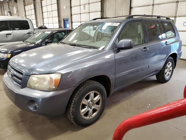 TOYOTA HIGHLANDER 2007 with VIN JTEGP21A370148209 - Photo from auction