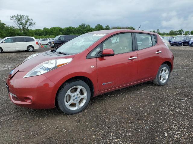 NISSAN LEAF SV 2012 with VIN JN1AZ0CP1CT025563 - Photo from auction