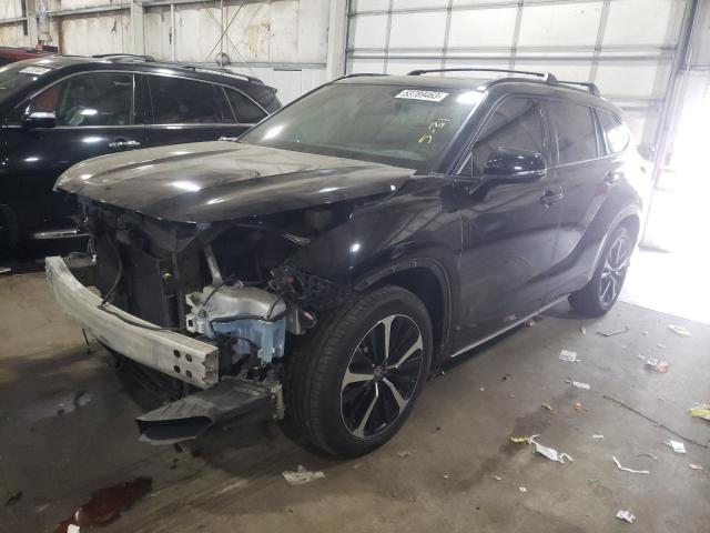 Photo 1 from auction – 2021 TOYOTA HIGHLANDER with VIN 5TDJZRBH1MS064360