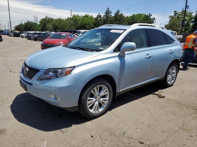 LEXUS RX 450 2011 with VIN JTJBC1BAXB2039629 - Photo from auction