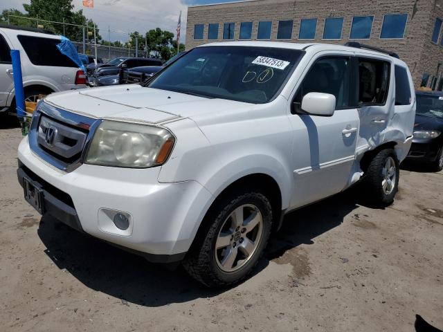 HONDA PILOT EXL 2011 with VIN 5FNYF4H53BB045642 - Photo from auction