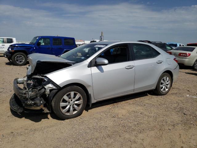 TOYOTA COROLLA L 2015 with VIN 2T1BURHE2FC306729 - Photo from auction