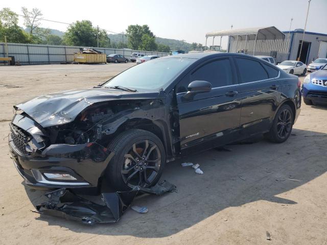 FORD FUSION SE 2018 with VIN 3FA6P0LU7JR242148 - Photo from auction