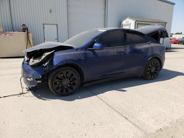 TESLA MODEL Y 2022 with VIN 7SAYGDEF8NF484529 - Photo from auction