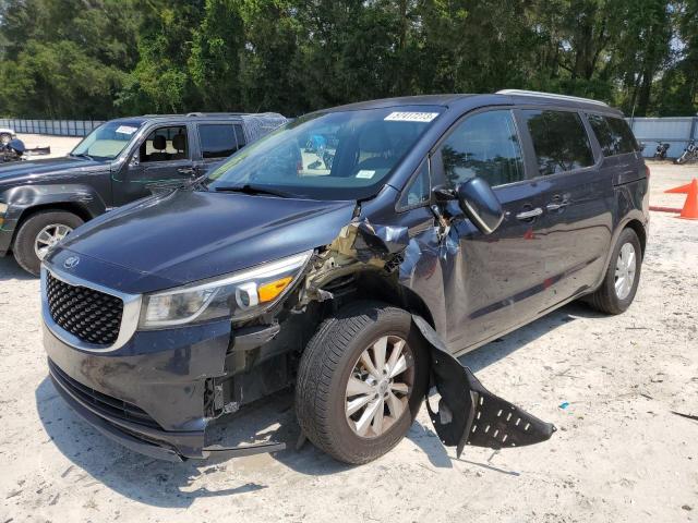 KIA SEDONA LX 2016 with VIN KNDMB5C19G6102868 - Photo from auction