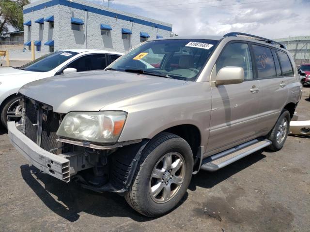 TOYOTA HIGHLANDER 2004 with VIN JTEEP21A140045728 - Photo from auction