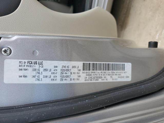 Photo 14 from auction – 2016 CHRYSLER TOWN & COU with VIN 2C4RC1BG7GR299694