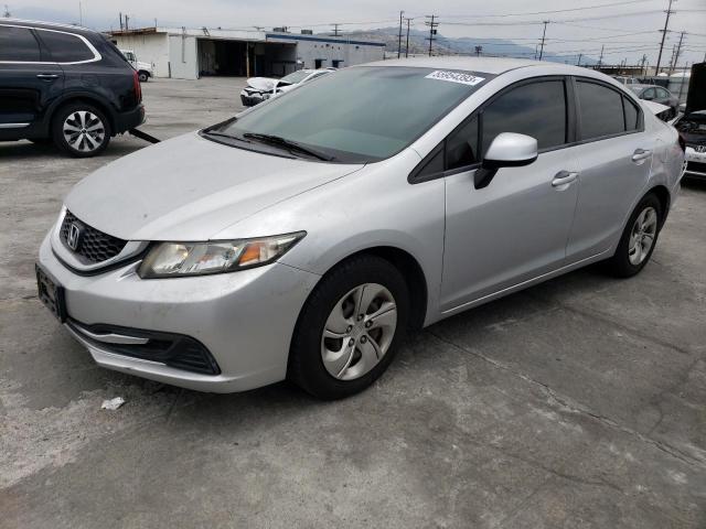 HONDA CIVIC LX 2013 with VIN 19XFB2F50DE245543 - Photo from auction