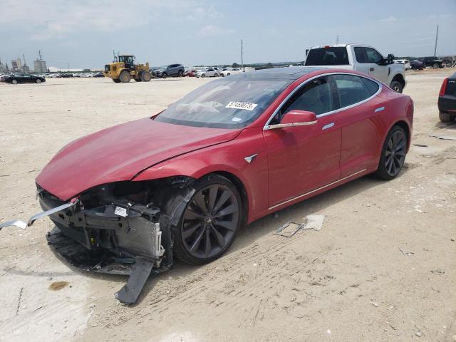 TESLA MODEL S 2016 with VIN 5YJSA1E21GF174614 - Photo from auction