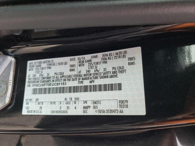 Photo 14 from auction – 2014 FORD ESCAPE S with VIN 1FMCU0F70EUC81153