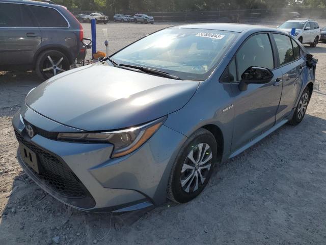 TOYOTA COROLLA LE 2020 with VIN JTDEBRBE4LJ024443 - Photo from auction