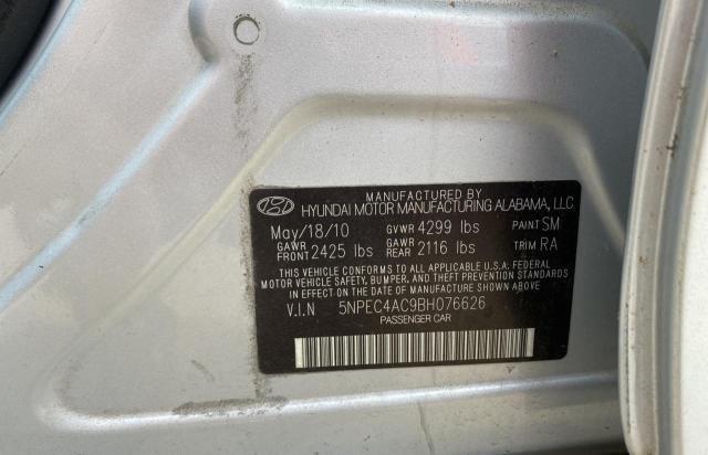 Photo 10 from auction – 2011 HYUNDAI SONATA SE with VIN 5NPEC4AC9BH076626