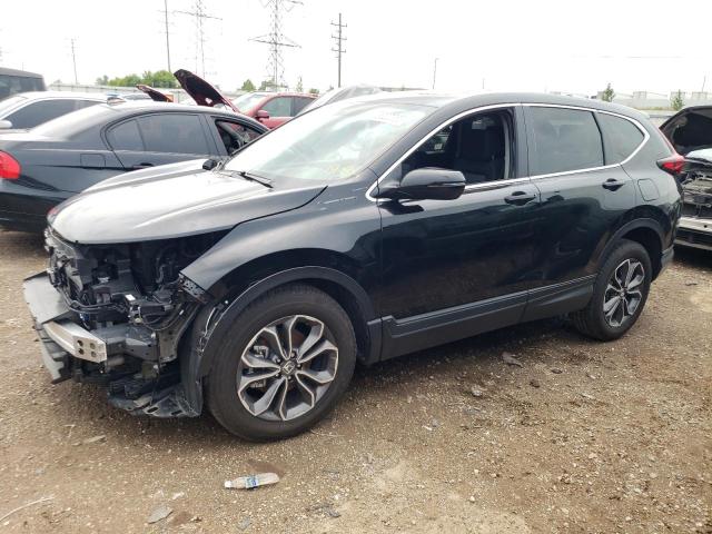 HONDA CR-V EX 2022 with VIN 7FARW2H52NE010933 - Photo from auction