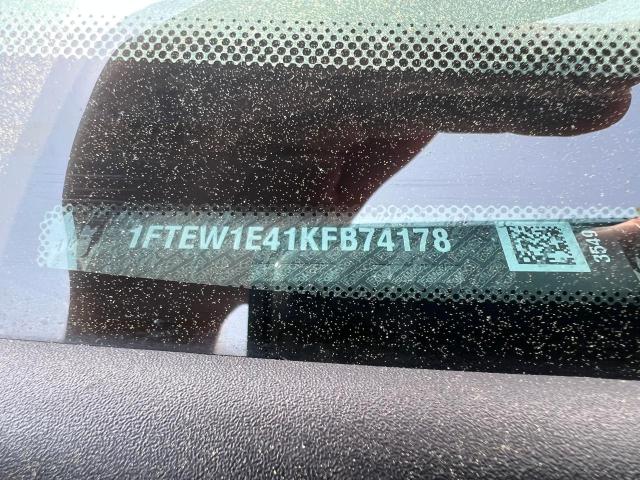 Photo 10 from auction – 2019 FORD F150 SUPER with VIN 1FTEW1E41KFB74178