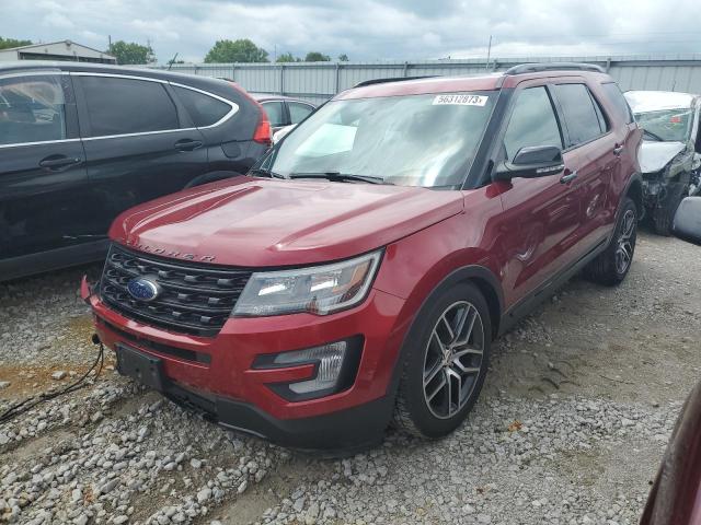 FORD EXPLORER S 2017 with VIN 1FM5K8GT0HGE21164 - Photo from auction
