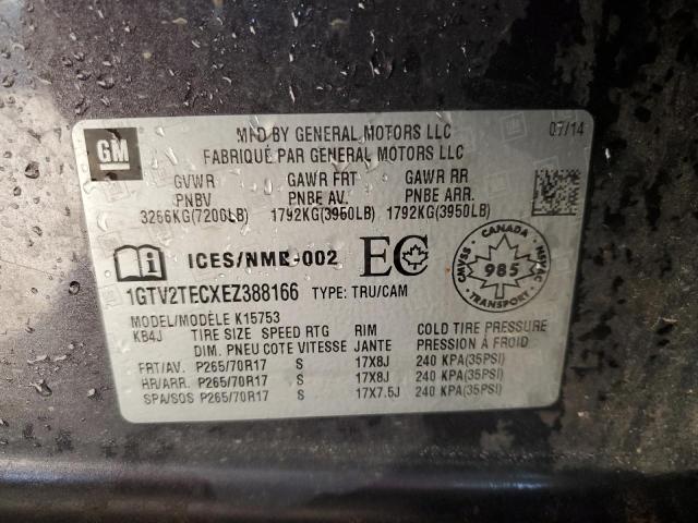 Photo 14 from auction – 2014 GMC SIERRA K15 with VIN 1GTV2TECXEZ388166