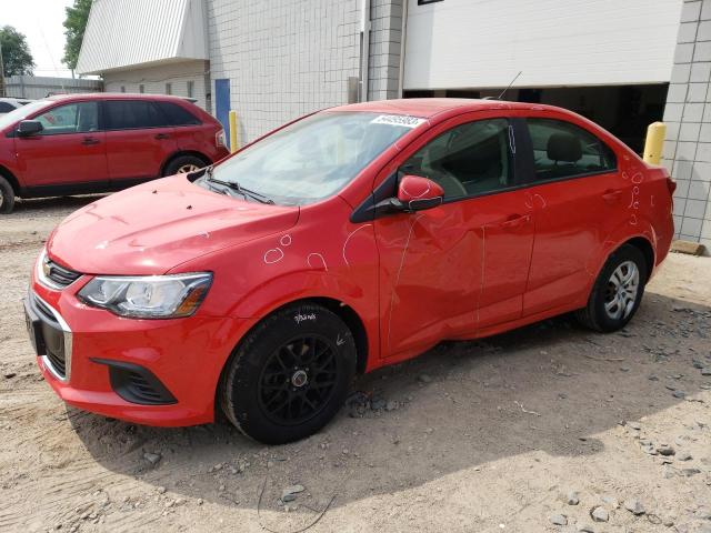 CHEVROLET SONIC LS 2018 with VIN 1G1JB5SH3J4102927 - Photo from auction