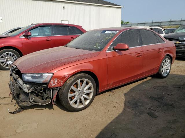 AUDI A4 PREMIUM 2013 with VIN WAUBFAFL1DN015269 - Photo from auction