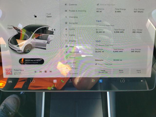 Photo 9 from auction – 2021 TESLA MODEL Y with VIN 5YJYGDEE9MF082487