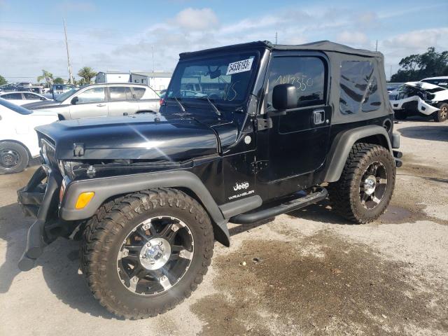 JEEP WRANGLER X 2005 with VIN 1J4FA39S65P348388 - Photo from auction