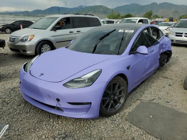 TESLA MODEL 3 2022 with VIN 5YJ3E1EB6NF179846 - Photo from auction