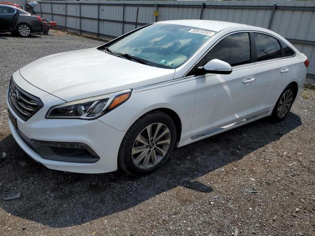 HYUNDAI SONATA SPO 2016 with VIN 5NPE34AF1GH267135 - Photo from auction