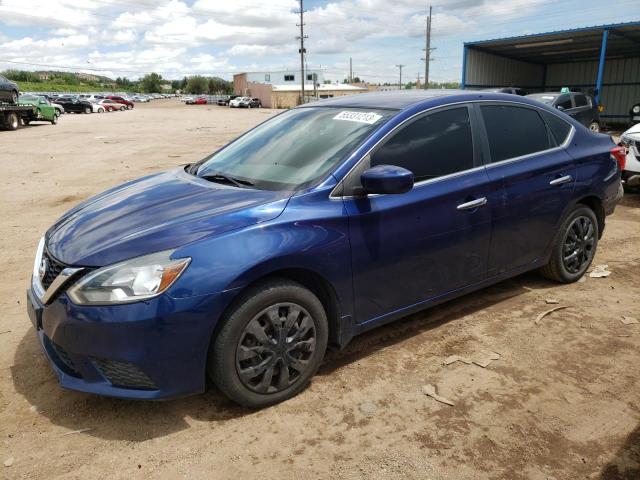 NISSAN SENTRA S 2016 with VIN 3N1AB7AP1GY234721 - Photo from auction