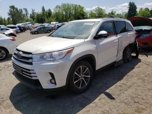 TOYOTA HIGHLANDER 2019 with VIN 5TDJZRFH9KS719856 - Photo from auction