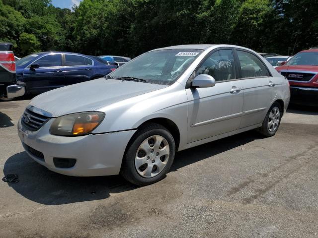 KIA SPECTRA EX 2009 with VIN KNAFE221495645891 - Photo from auction