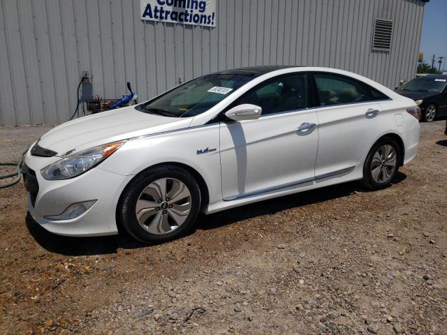HYUNDAI SONATA HYB 2014 with VIN KMHEC4A40EA103017 - Photo from auction