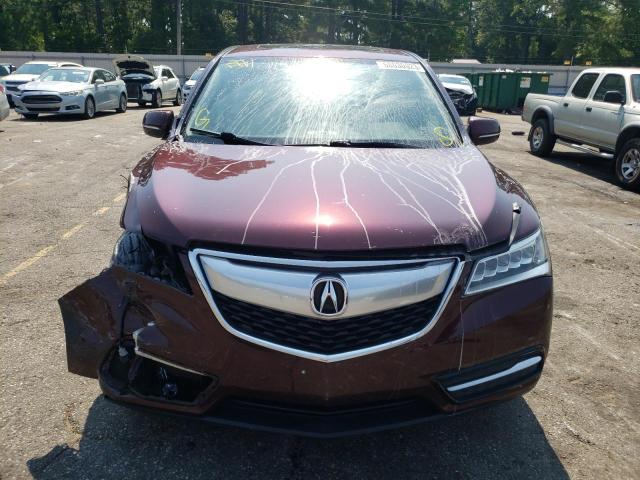 Photo 5 from auction – 2014 ACURA MDX TECHNO with VIN 5FRYD3H48EB015336